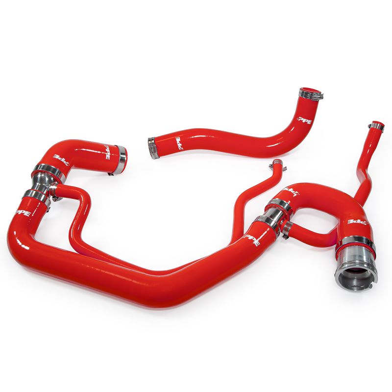PPE 119021200 Silicone Upper & Lower Coolant Hose Kit - Red