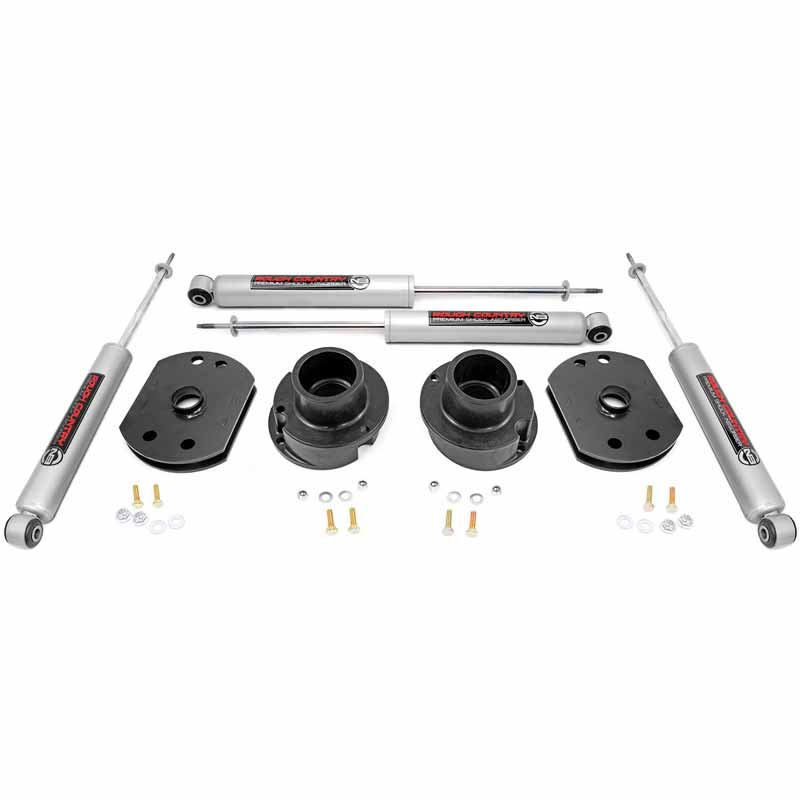 Rough Country 30230 2.5" Leveling Kit With N3 Shocks