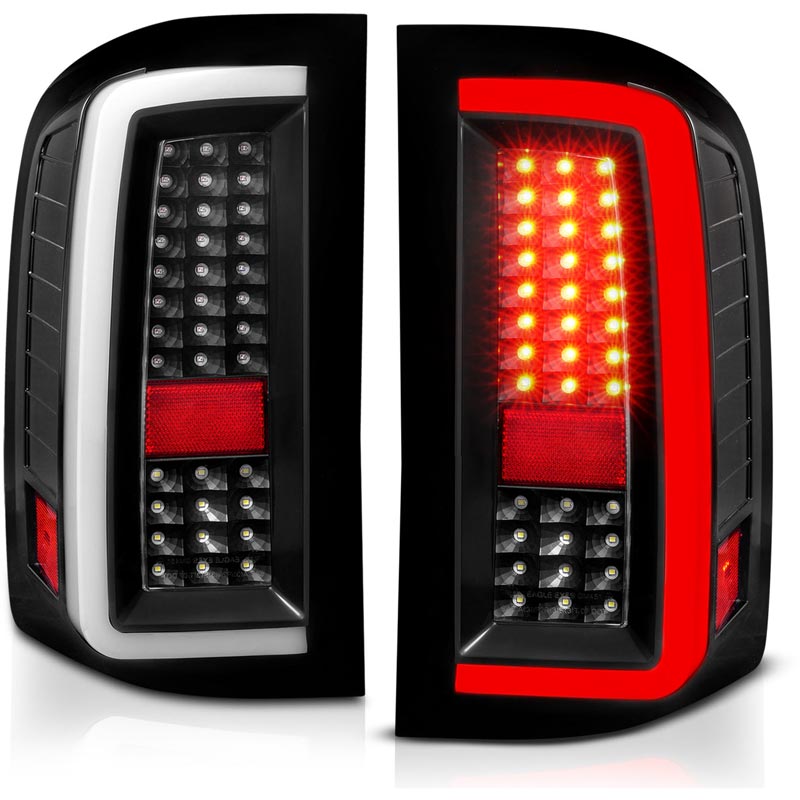Anzo 311380 Black Plank Style LED Tail Lights