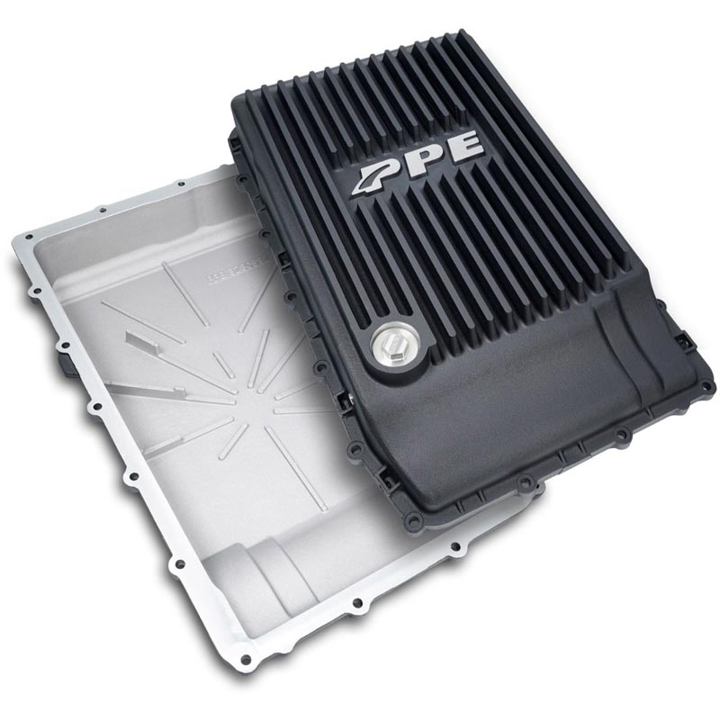 PPE 328053220 Heavy-Duty 10R60/10R80 Transmission Pan - Black