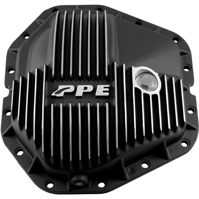 PPE Heavy-Duty Cast Aluminum Rear Differential Cover (For Dana M300) Brushed 338051810