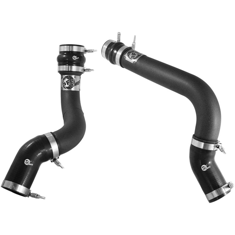 AFE 46-20134-B BladeRunner Black Hot & Cold Side Intercooler Pipe Kit
