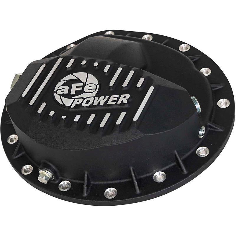 AFE Pro Series 9.25" Front Differential Cover (Black & Machined) 46-70042