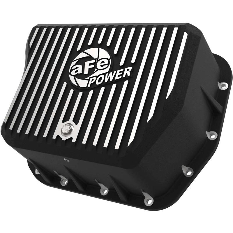 AFE Pro Series 46RE/46RH/47RE/47RH/48RE Transmission Pan (Black & Machined) 46-70052