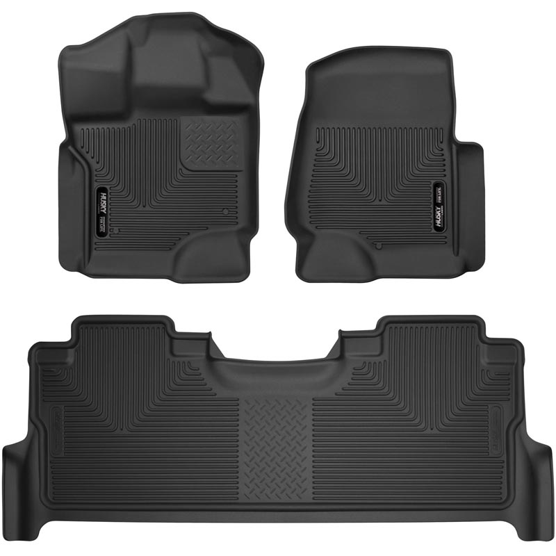 Husky Liners 53388 Black X-ACT Contour Floor Liner Set
