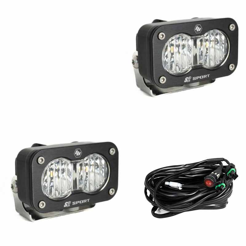 Baja Designs 547805 S2 Sport Clear Wide Cornering LED Pod Light