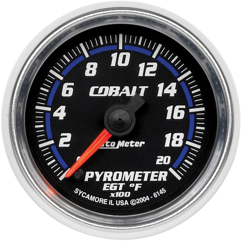 Auto Meter Cobalt Series Pyrometer Gauge 6145