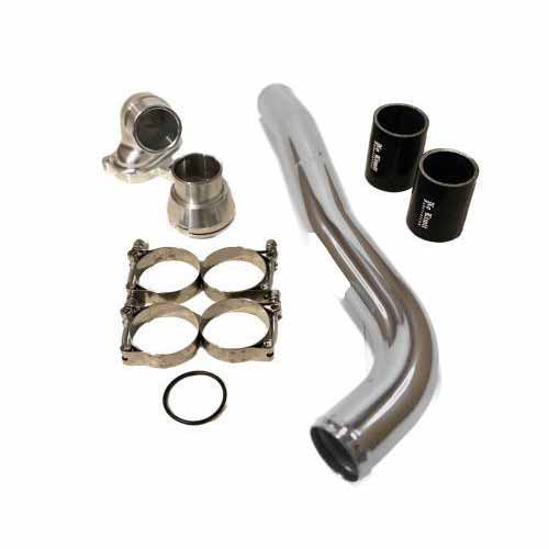 No Limit Fabrication 67UCHKP17 Polished Upper Coolant Hose Kit