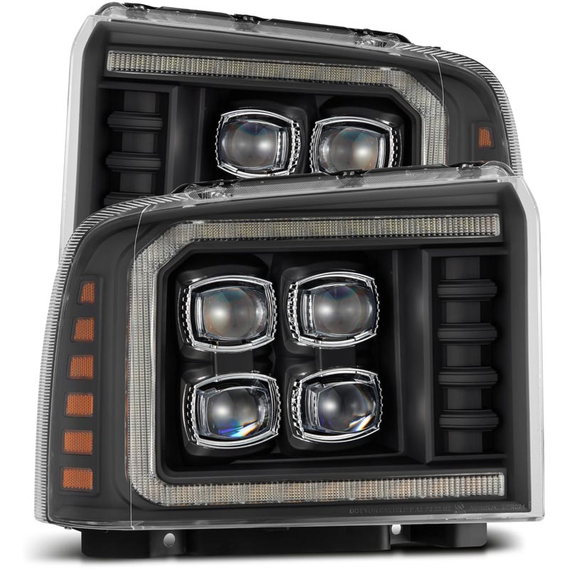 AlphaRex 880319 NOVA-Series Black LED Projector Headlights