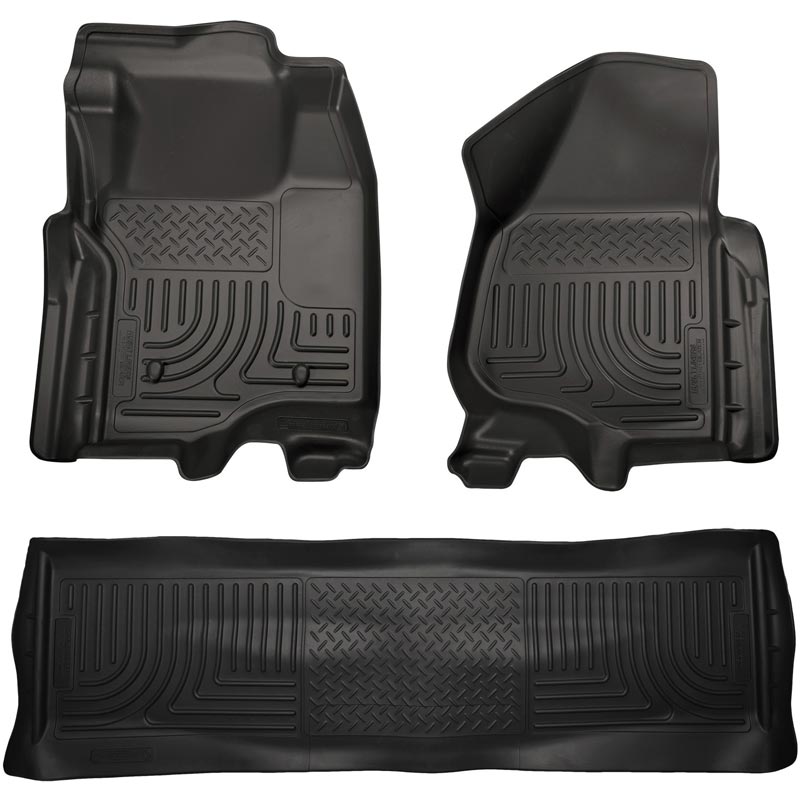 Husky Liners 98711 Black Weatherbeater Floor Liner Set