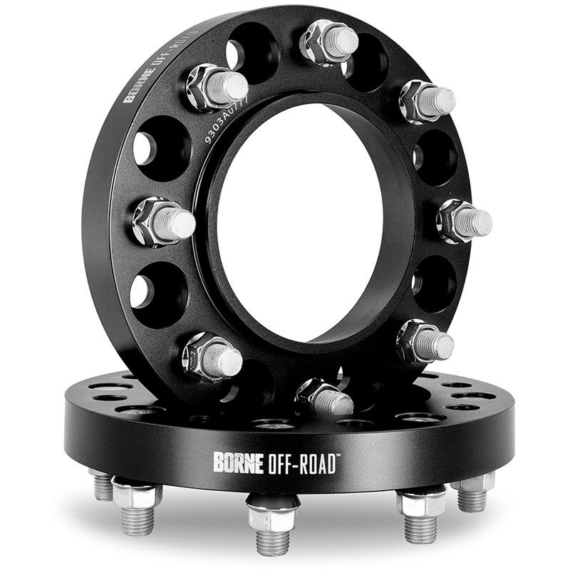 Borne Off-Road BNWS-009-381BK Black 1.5" Wheel Spacers 8X180 (Pair)
