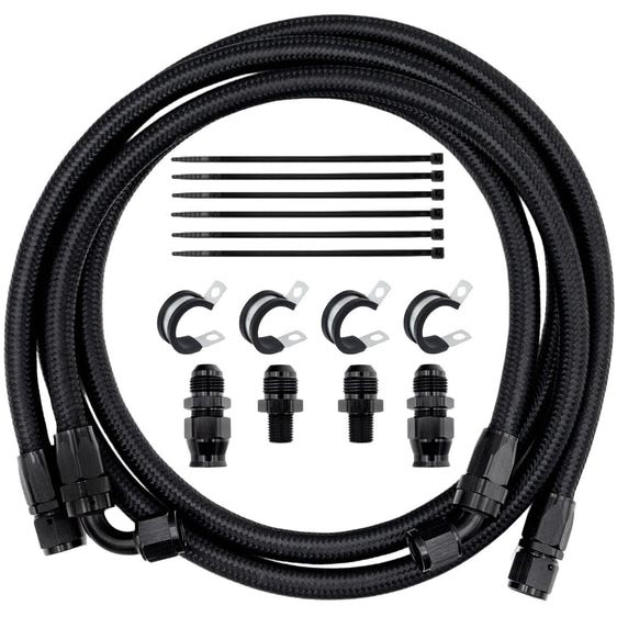 Full Send Diesel FSD-10-B Braided Transmission Cooler Line Kit