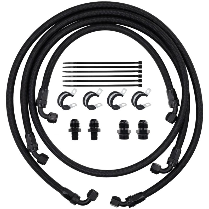 Full Send Diesel FSD-11-BE Braided Transmission Cooler Line Kit