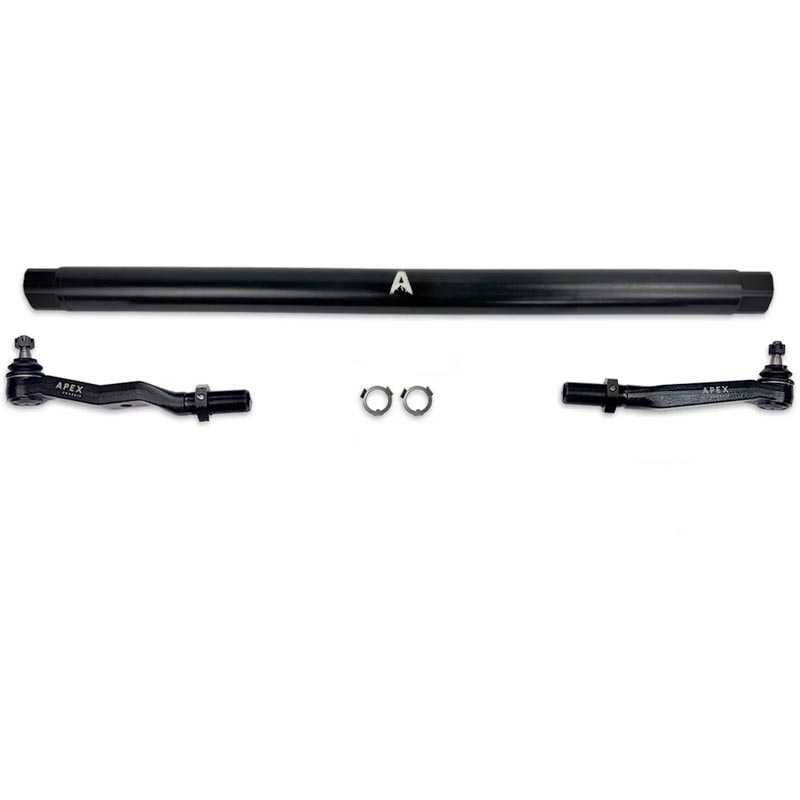 Apex Chassis Steel ProLock Tie Rod Kit (Black) KIT381-STL