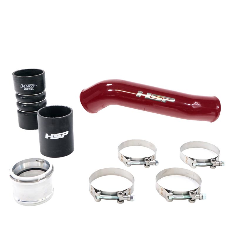 HSP P-400-HSP-CR 6.7L Hot Side Intercooler Pipe - Illusion Cherry