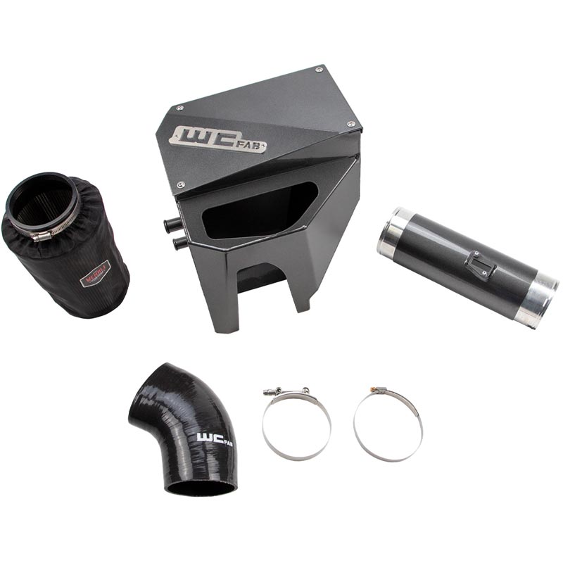 WCFab 4" Intake Kit W/Air Box - Gloss Black WCF100282-GB