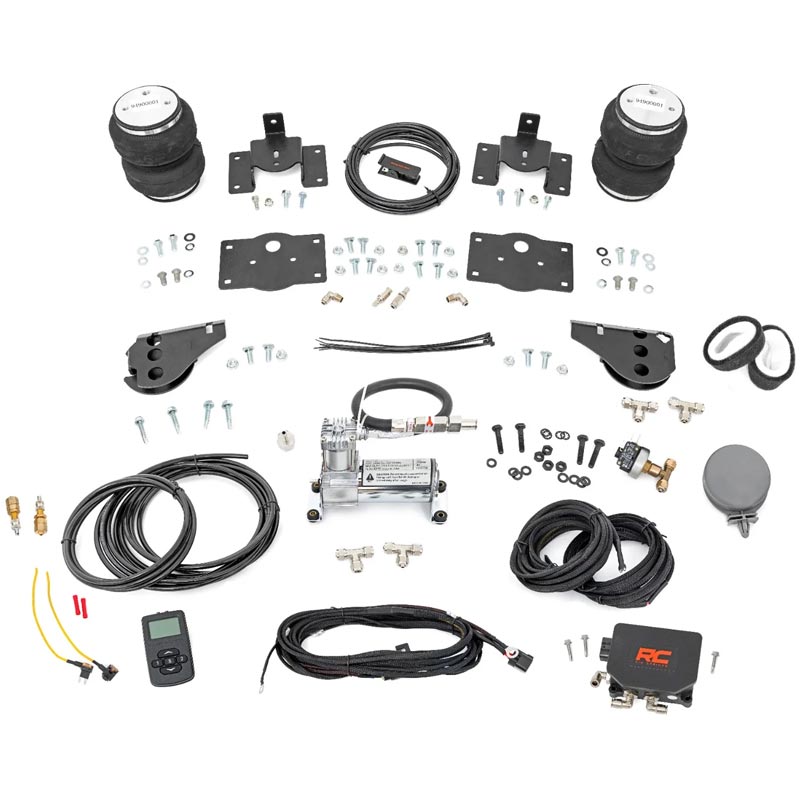 Rough Country Air Spring Kit With Onboard Compressor & Wireless Remote 10032WC