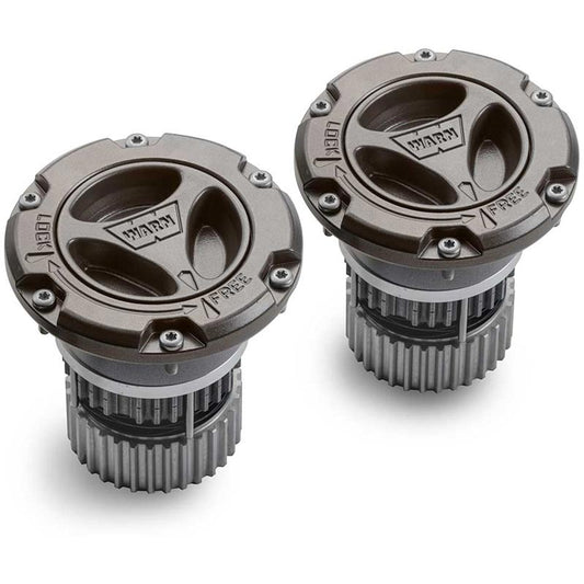 Warn 108325 Super Duty 35 Spline Manual Locking Hubs (Gray)