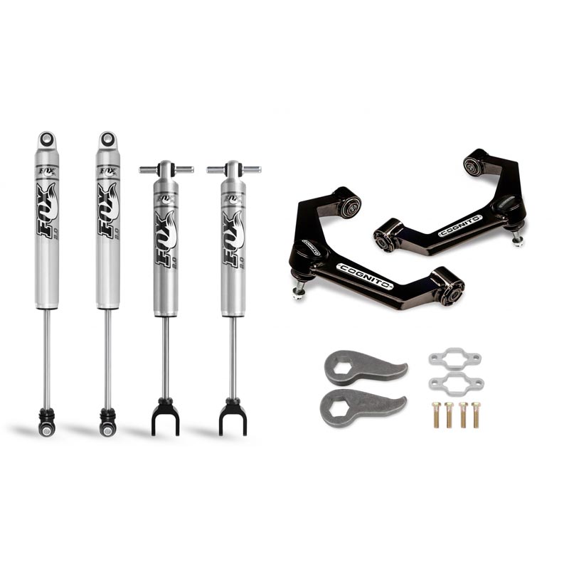 Cognito 110-P0928 3" Performance Leveling Kit with Fox 2.0 IFP Shocks