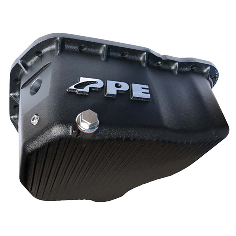 PPE 114052020 High-Capacity Cast Aluminum Oil Pan - Black