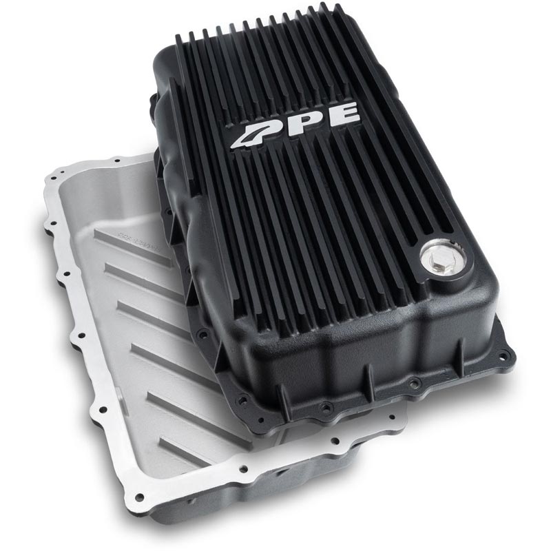 PPE 128051120 Heavy-Duty 10L80 Deep Transmission Pan - Black