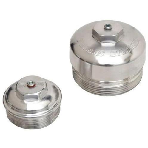Beans Diesel 220022 2-Piece Billet Fuel & Oil Filter Cap Set