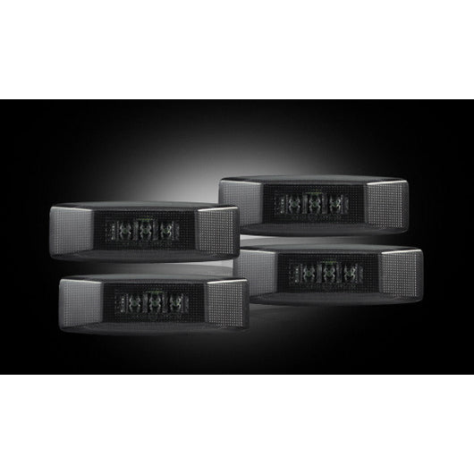 Recon 264130BK Smoked LED Dually Fender Lights (4-PIece)