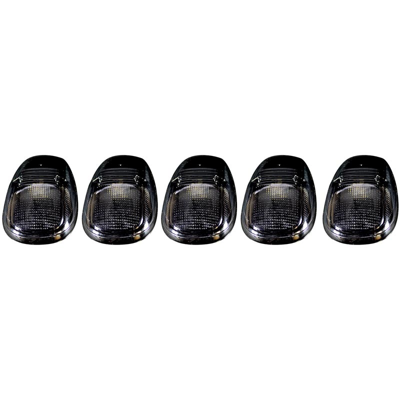 Recon 264145BK Smoked Lens Amber LED Cab Lights