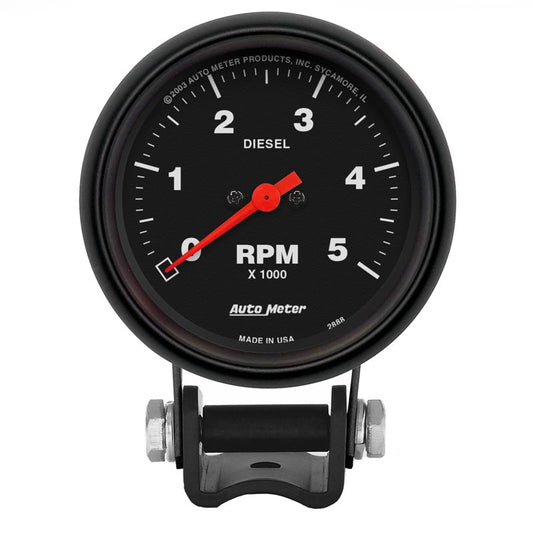 Auto Meter 2888 Z-Series 2-5/8" Mini Diesel Tachometer