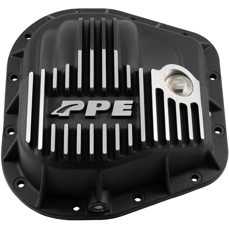 PPE Heavy-Duty Cast Aluminum Rear Differential Cover (For Sterling 10.25"/10.5") Brushed 338051110