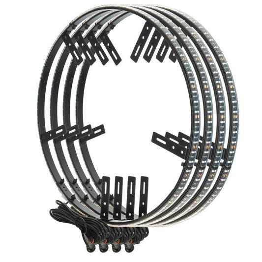Oracle 4228-001 Double Row LED Wheel Rings - White