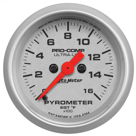 Auto Meter 4344 Ultra-Lite Pyrometer Gauge