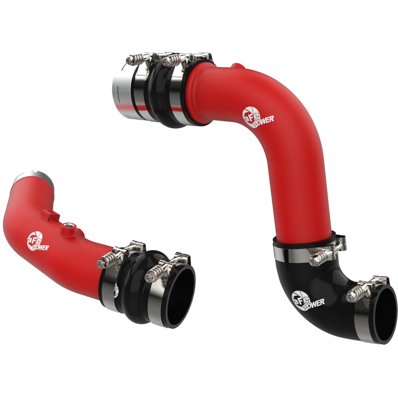 AFE 46-20684-R BladeRunner Hot & Cold Side Intercooler Pipe Kit (Red)