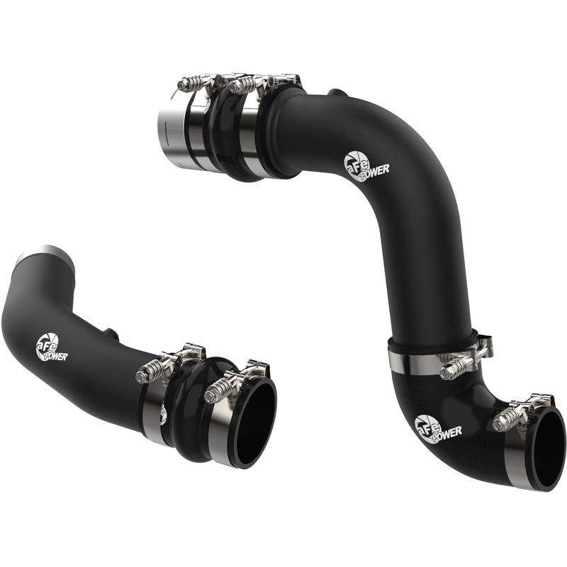 AFE 46-20734-B BladeRunner Black Hot & Cold Side Intercooler Pipe Kit