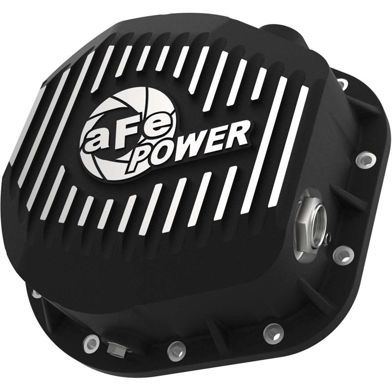 AFE Pro-Series 10.25" & 10.5" Rear Differential Cover (Black & Machined) 46-70022