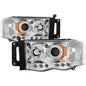 Spyder 5009982 Chrome Projector Headlights w/ LED Halo