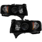 Spyder 5078414 Black Smoked Projector Headlights W/ LED Halo