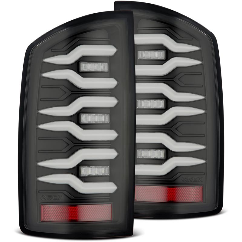 AlphaRex 641040 LUXX-Series Black LED Tail Lights