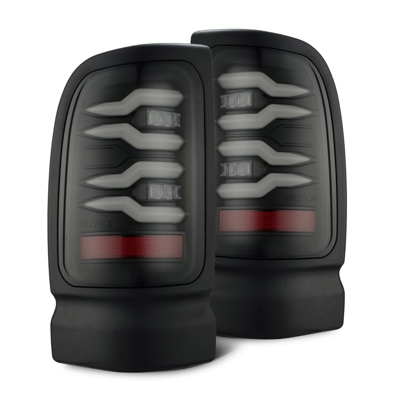 AlphaRex LUXX-Series Black LED Tail Lights 643002