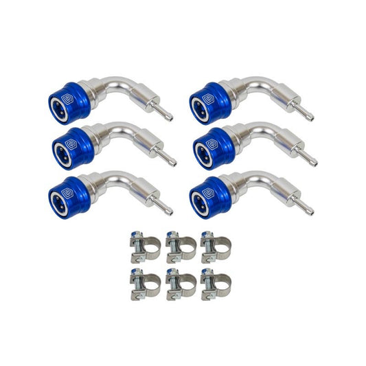 S&S Diesel Fuel Leak Prevention Fitting (6-Pack) 6.7F17-LPF-6P