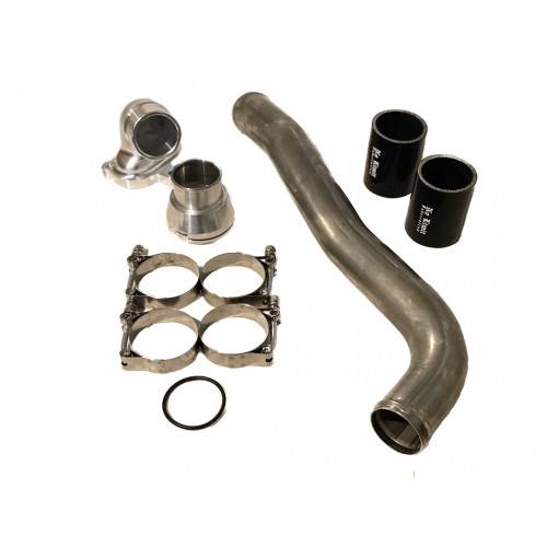 No Limit Fabrication 67UCHKB1116 Black Upper Coolant Hose Kit