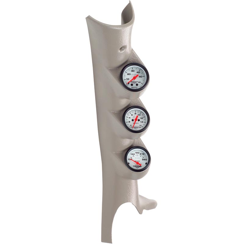 Auto Meter Phantom Series Complete Gauge Kit (Boost Pyro Trans) 7098