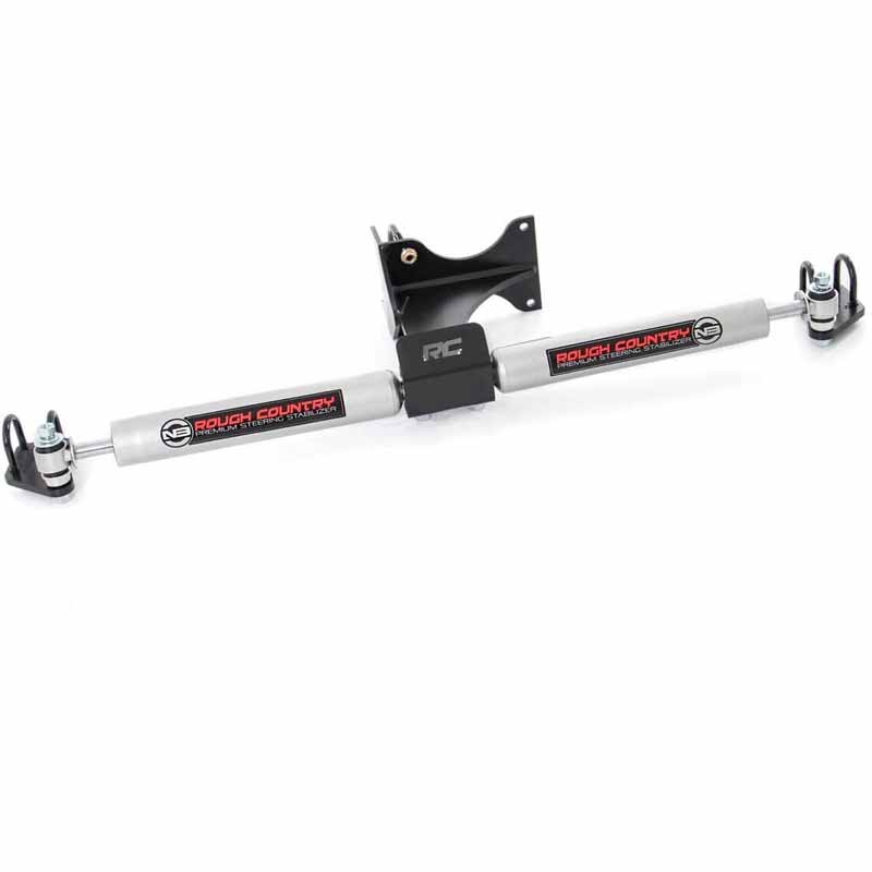 Rough Country 8749130 N3 Series Dual Steering Stabilizer Kit