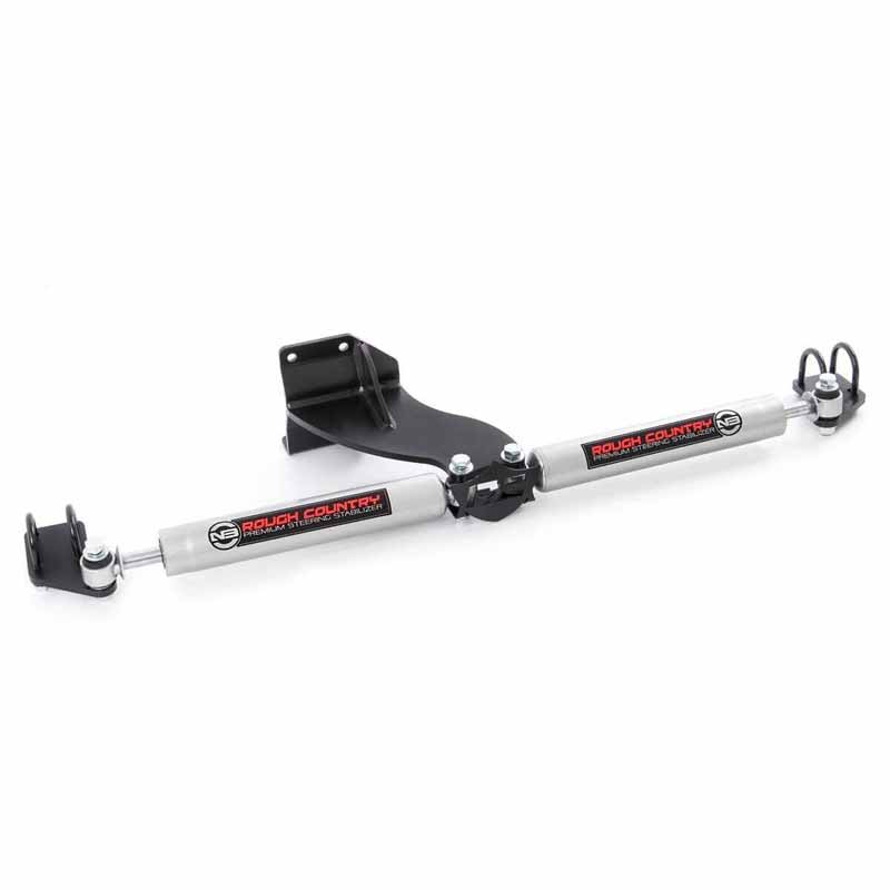 Rough Country 8749430 N3 Series Dual Steering Stabilizer Kit