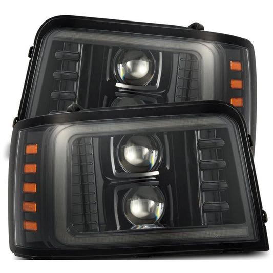 AlphaRex 880267 LUXX-Series Alpha-Black LED Projector Headlights