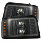 AlphaRex 880267 LUXX-Series Alpha-Black LED Projector Headlights