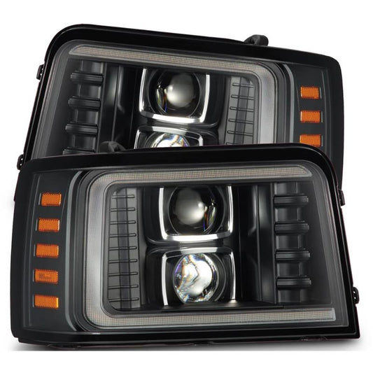 AlphaRex 880268 LUXX-Series Black LED Projector Headlights
