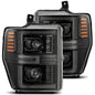 AlphaRex 880313 LUXX-Series Alpha-Black LED Projector Headlights