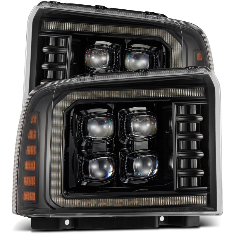 AlphaRex 880318 NOVA-Series Alpha-Black LED Projector Headlights