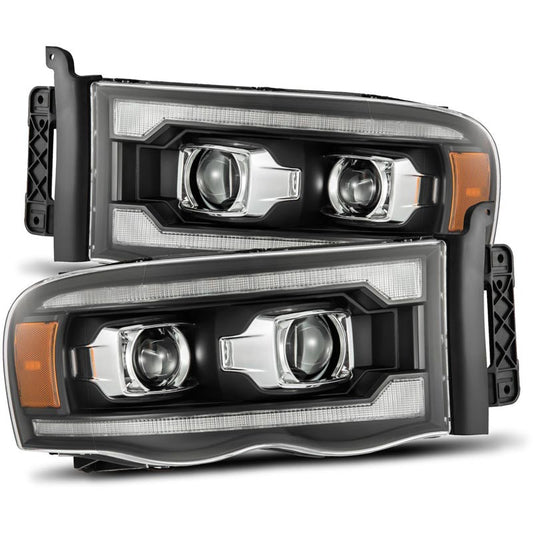 AlphaRex 880567 LUXX-Series Black LED Projector Headlights
